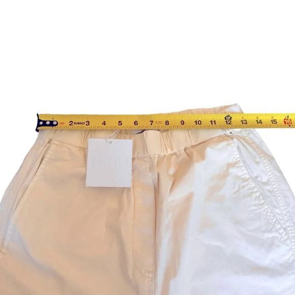 Pistola Bone Lainey Pants Cropped High Rise Pull on Cotton Sz S NWT - Picture 7 of 11